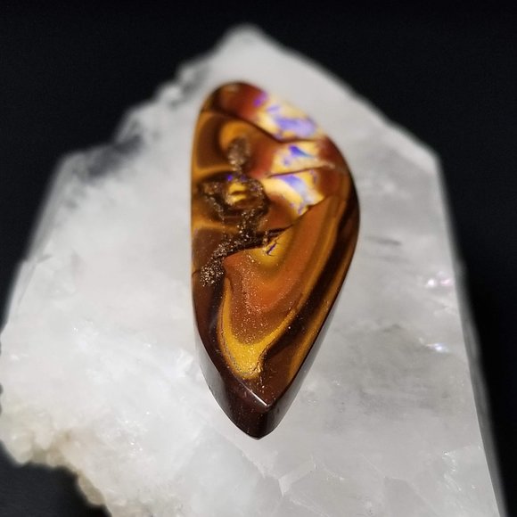 Large Australian Yowah Opal * 51.87 x 15.92 x 7.41mm * Long sleek boulder opal - Picture 6 of 11
